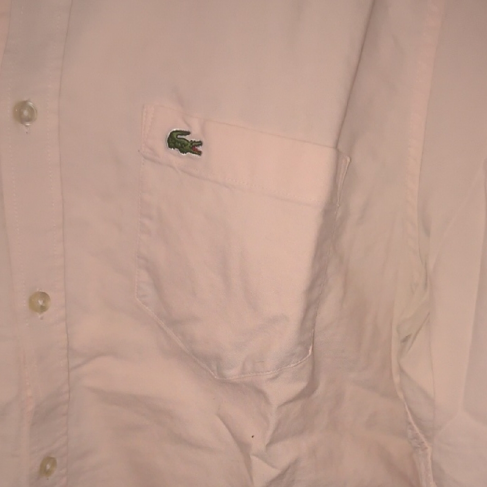 Lacoste | Men's Light Pink Casual Shirt - Picture 4 of 5